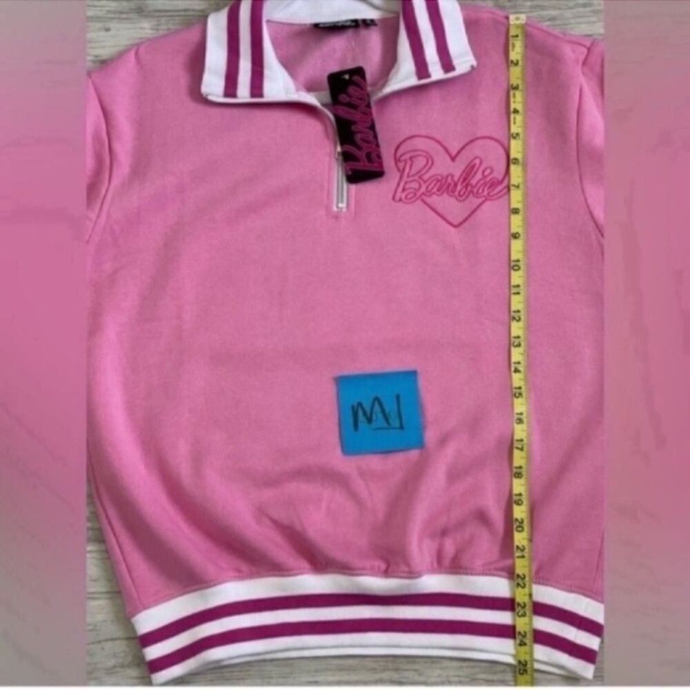 New PINk BARBIE sweater white gift box Size available M/L - Picture 8 of 12